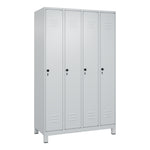 C+P Kleiderspind Classic PLUS mit Standfuß 1.200 x 1.950 x 500 mm (B x H x T) lichtgrau – Produktbild 3