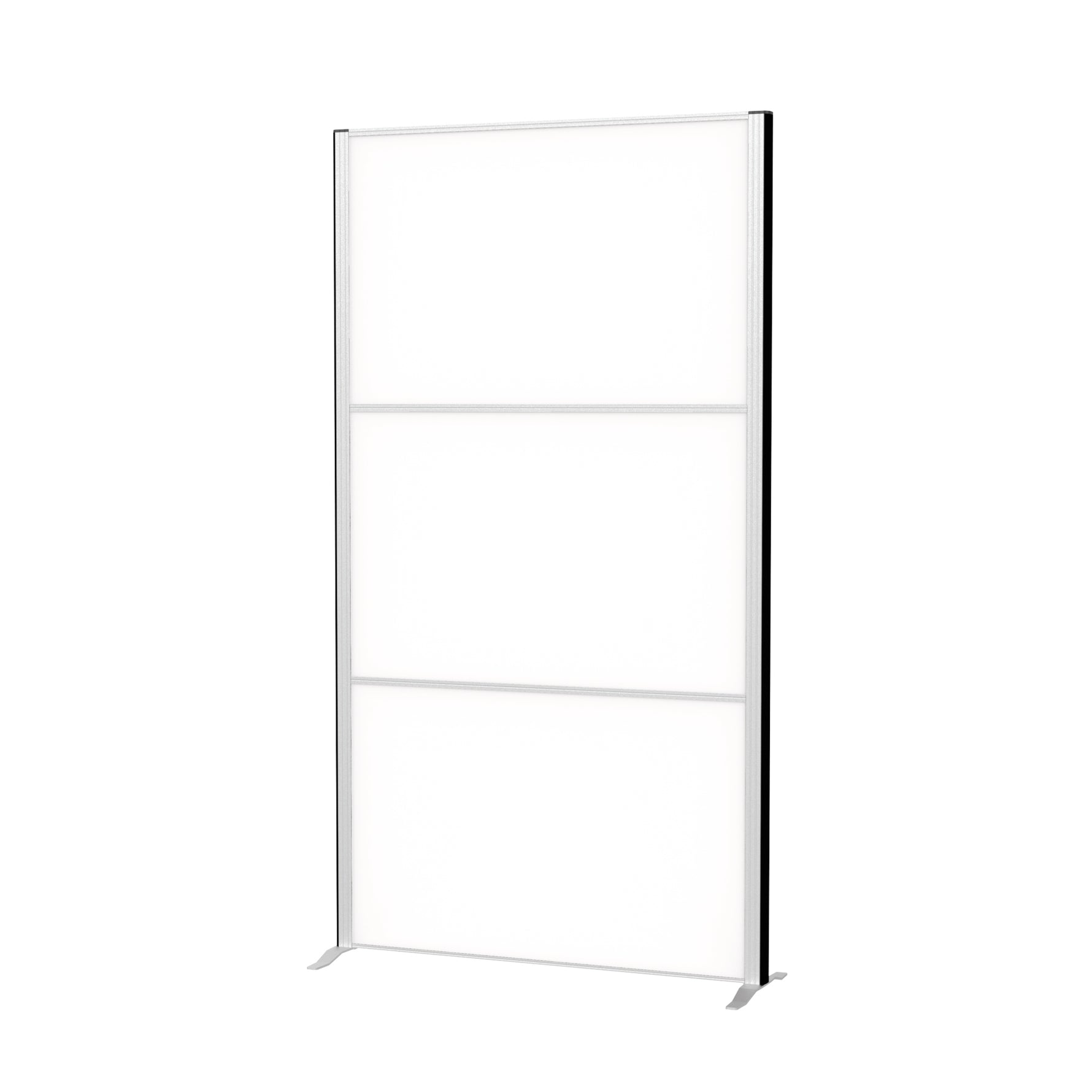 MAUL Stellwand MAULconnecto 3 x Whiteboard weiß silber