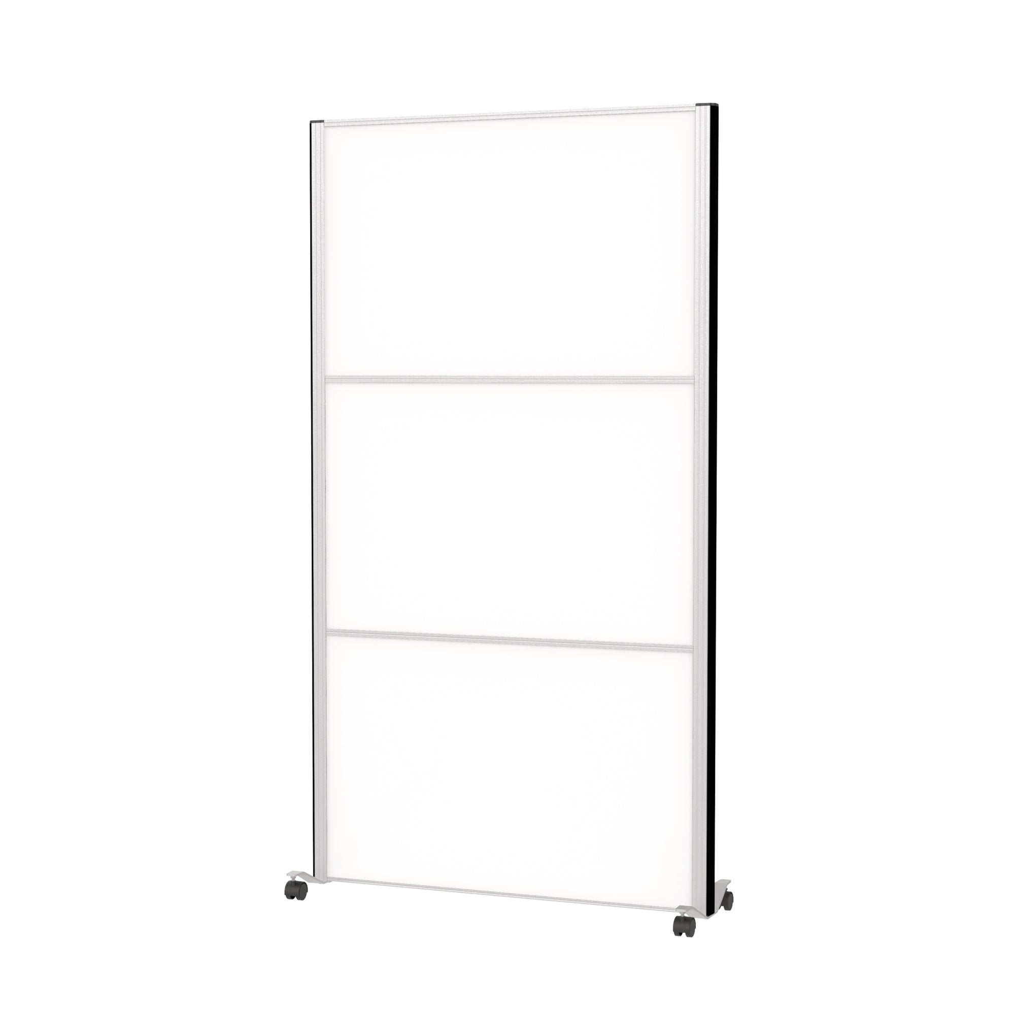 MAUL Stellwand MAULconnecto 3 x Whiteboard weiß silber