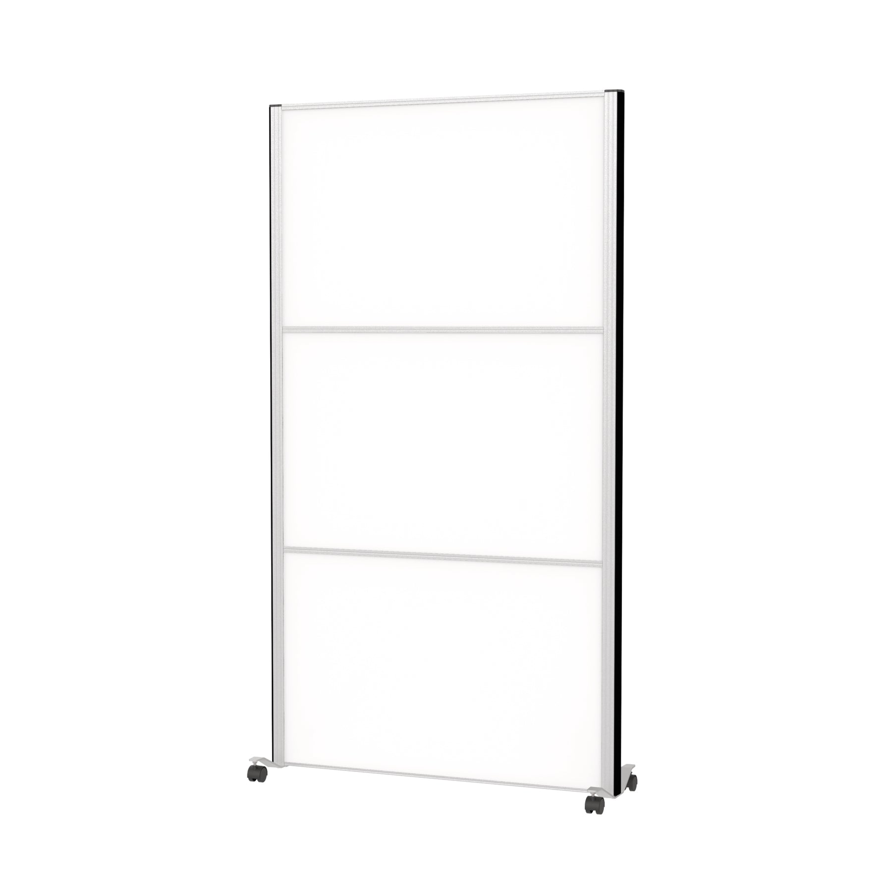 MAUL Stellwand MAULconnecto 3 x Whiteboard weiß silber