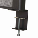 MAUL Tischtrennwand MAULconnecto Uplight 120 x 50 cm (B x H) dunkelgrau