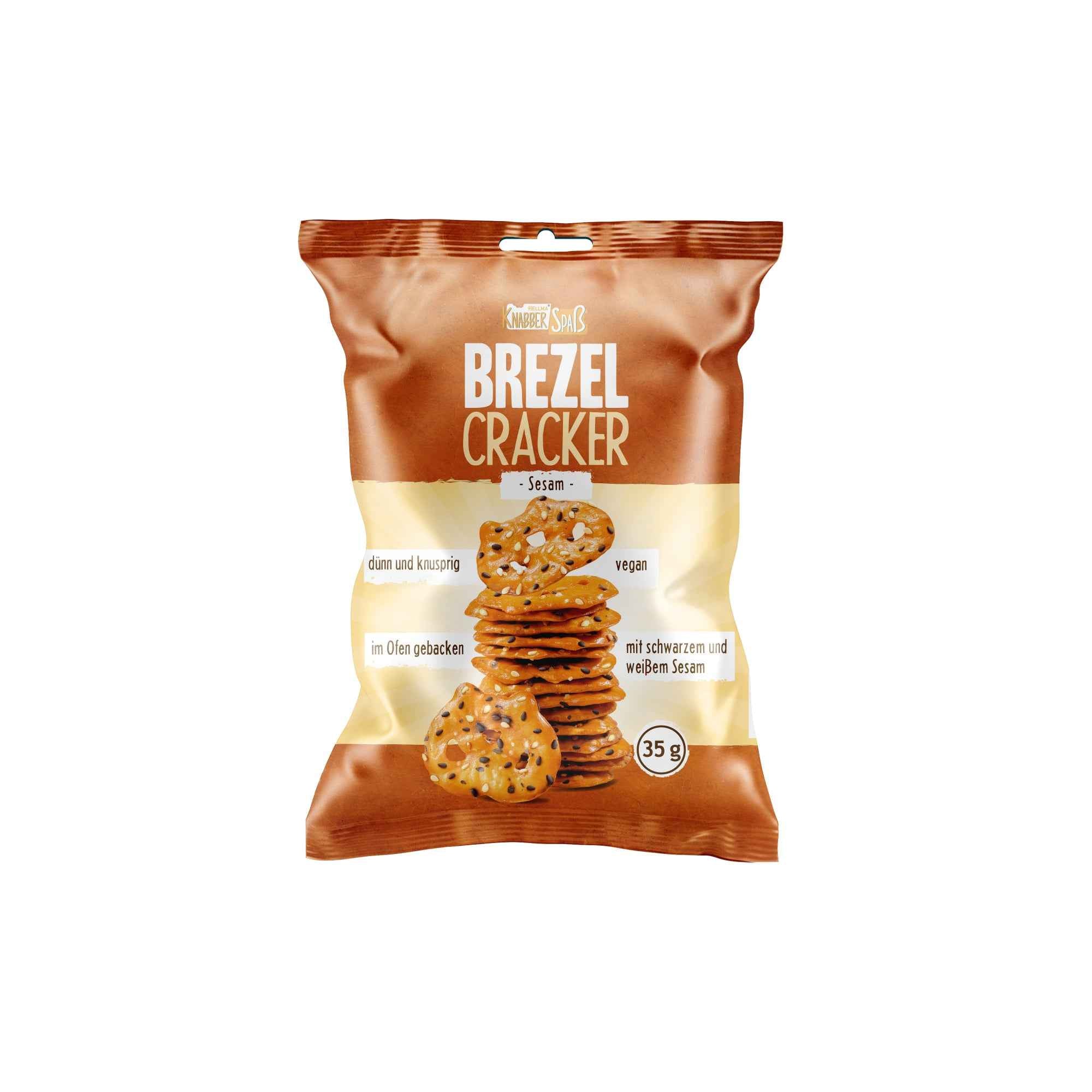 Hellma Gebäck Brezel Cracker Sesam