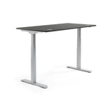 Neutralware Schreibtisch FLEX MODUL 1.200 x 605-1.255 x 800 mm (B x H x T) alusilber – Produktbild 6