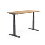 Neutralware Schreibtisch FLEX MODUL 1.600 x 605-1.255 x 800 mm (B x H x T) schwarz – Produktbild 3