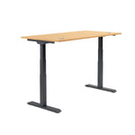 Neutralware Schreibtisch FLEX MODUL 1.600 x 605-1.255 x 800 mm (B x H x T) schwarz – Produktbild 6