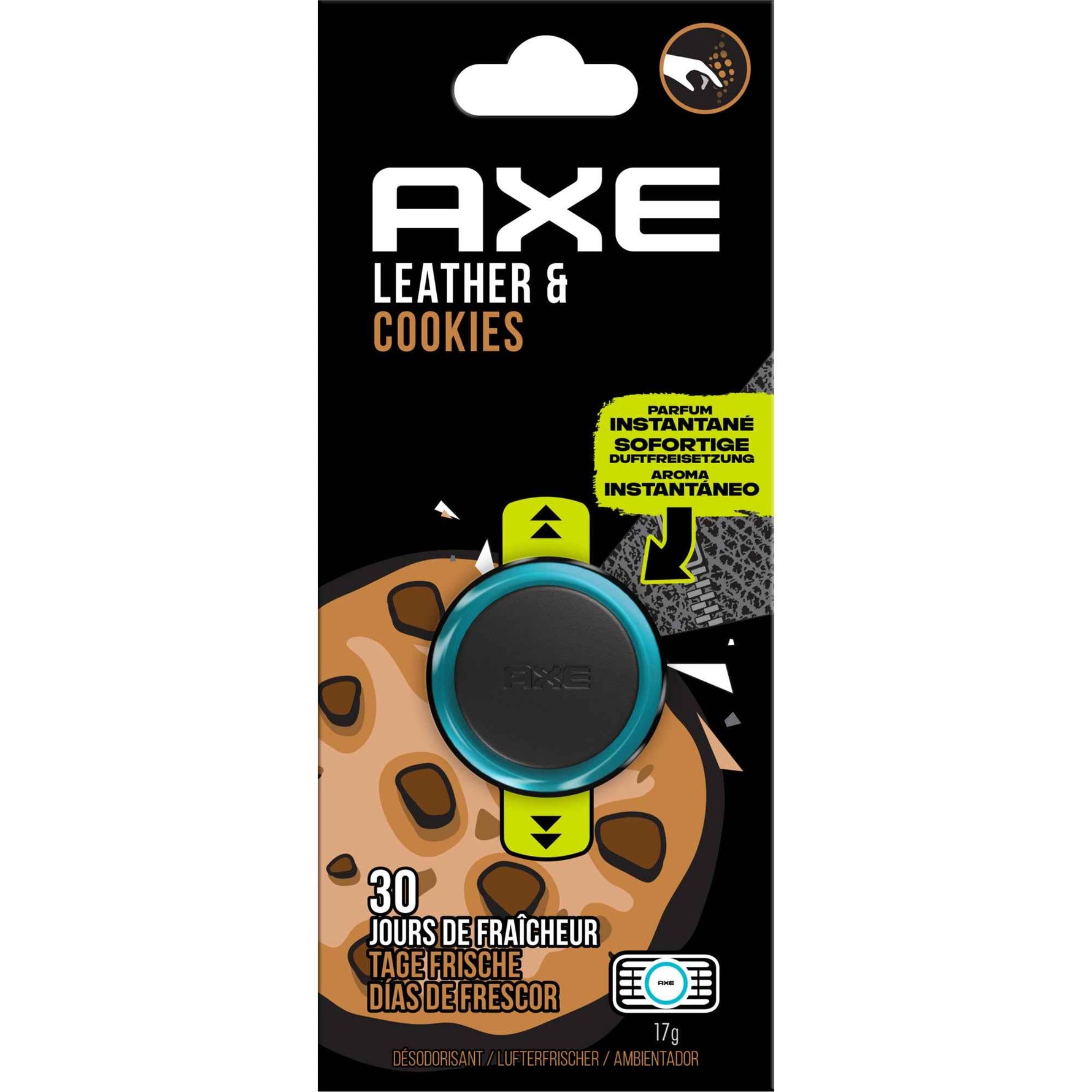AXE Lufterfrischer Mini Vent Auto Leather & Cookies