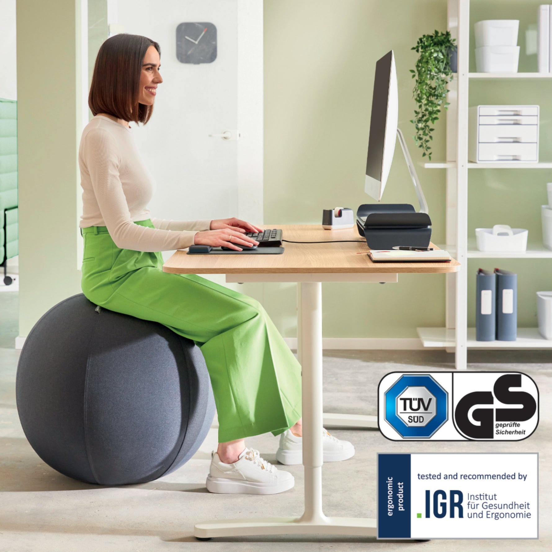 Leitz Sitzball Ergo Active 75 cm - Wiepa Bürofachpartner
