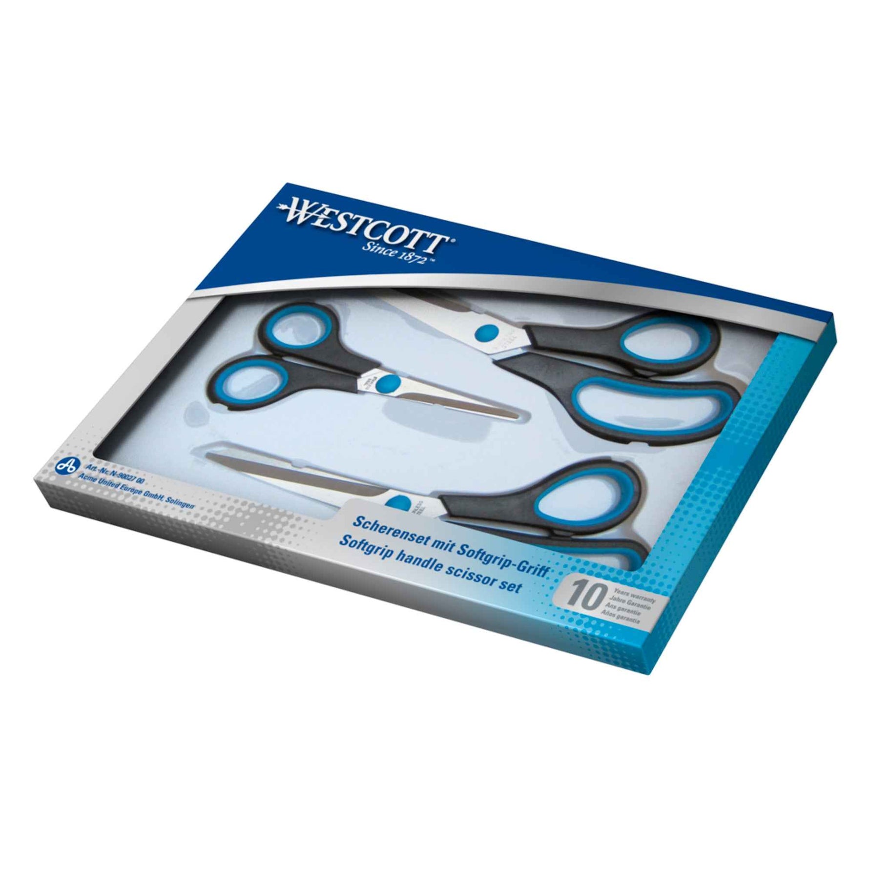 Westcott Universalschere Easy Grip Set 140, 201, 247 mm