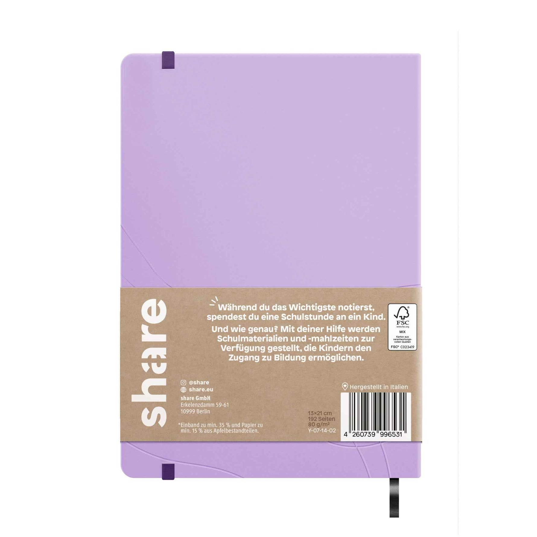 share Notizbuch DIN A5 punktkariert (dotted)