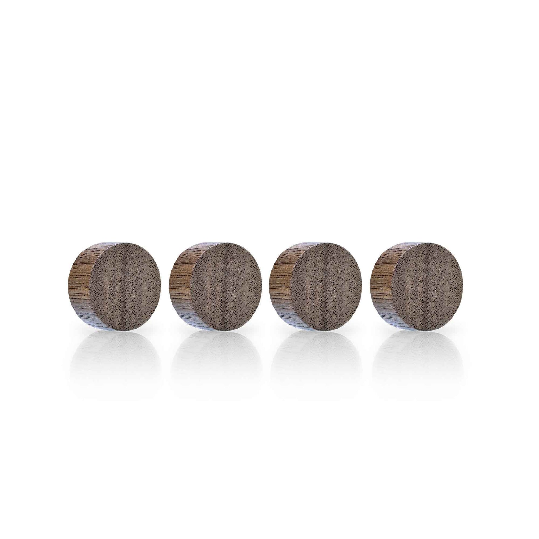 magnetoplan® Magnet Design Wood Series rund Walnussholz