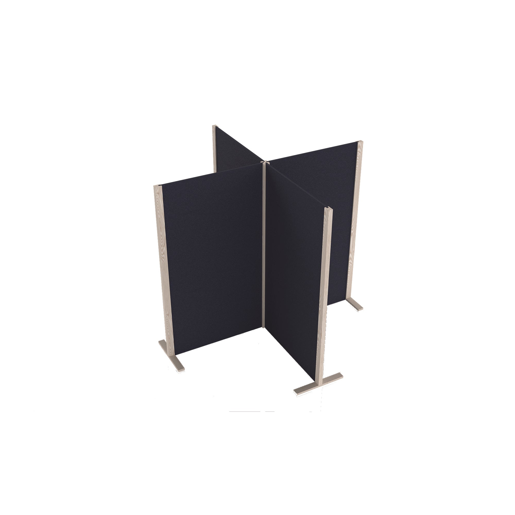 magnetoplan® Stellwand Akustik Wood 4 Modul