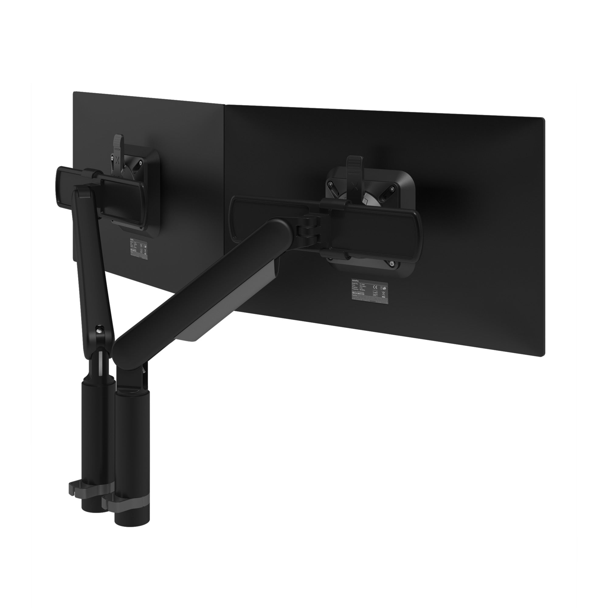 Dataflex Monitorschwenkarm Viewprime plus Dual 2 Arme Zubehör erforderlich schwarz - Wiepa Bürofachpartner