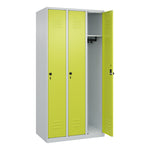 C+P Kleiderspind Classic PLUS mit Sockel 900 x 1.850 x 500 mm (B x H x T) lichtgrau – Produktbild 2