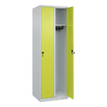 C+P Kleiderspind Classic PLUS mit Sockel 600 x 1.850 x 500 mm (B x H x T) lichtgrau – Produktbild 2