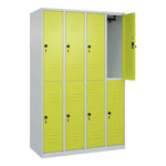C+P Kleiderspind Classic PLUS mit Sockel 1.200 x 1.850 x 500 mm (B x H x T) lichtgrau