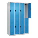 C+P Kleiderspind Classic PLUS mit Sockel 1.200 x 1.850 x 500 mm (B x H x T) lichtgrau