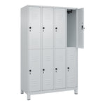 C+P Kleiderspind Classic PLUS mit Standfuß 1.200 x 1.950 x 500 mm (B x H x T) lichtgrau – Produktbild 3