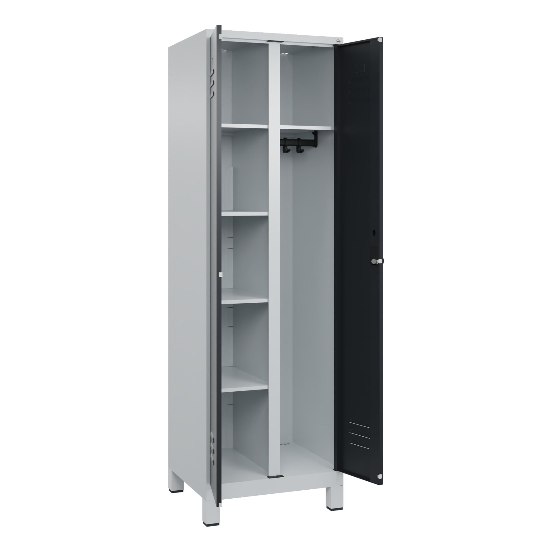 C+P Garderobenschrank Classic PLUS mit Standfuß – Produktbild 2
