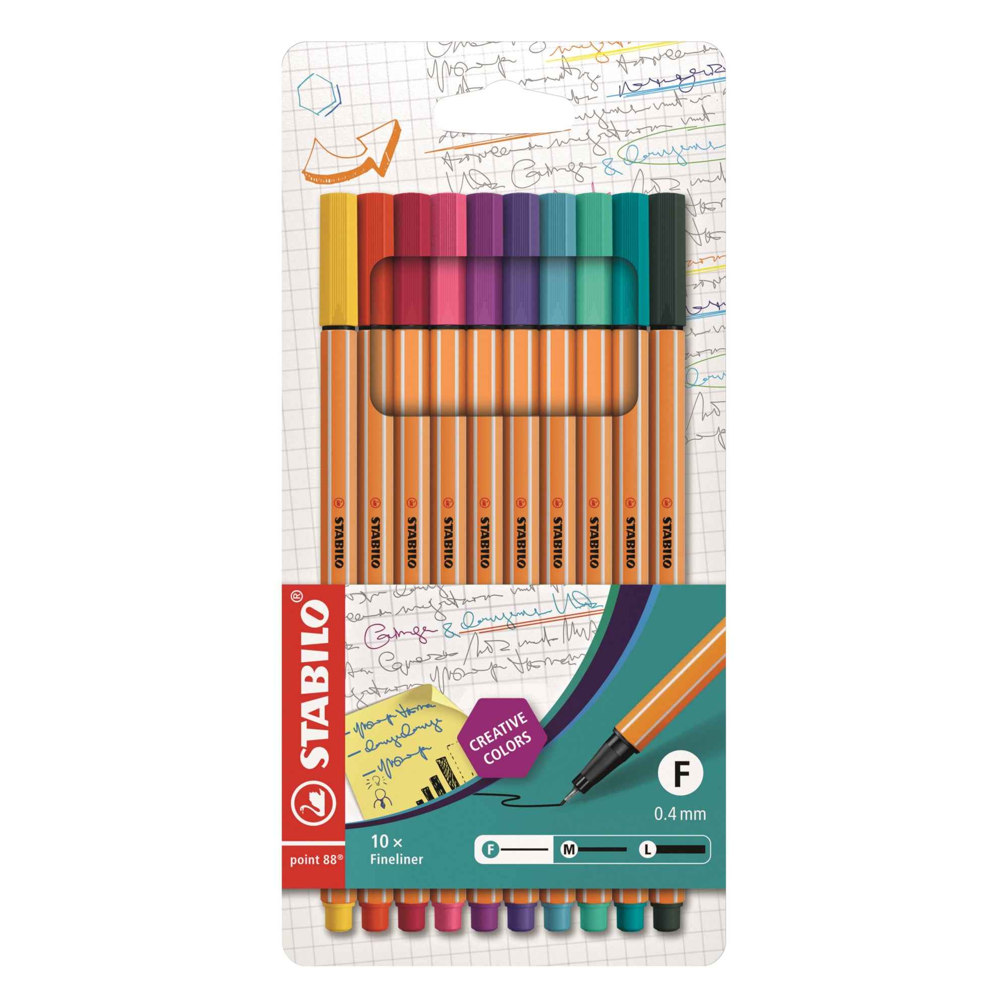 STABILO® Fineliner point 88® 10 St./Pack.
