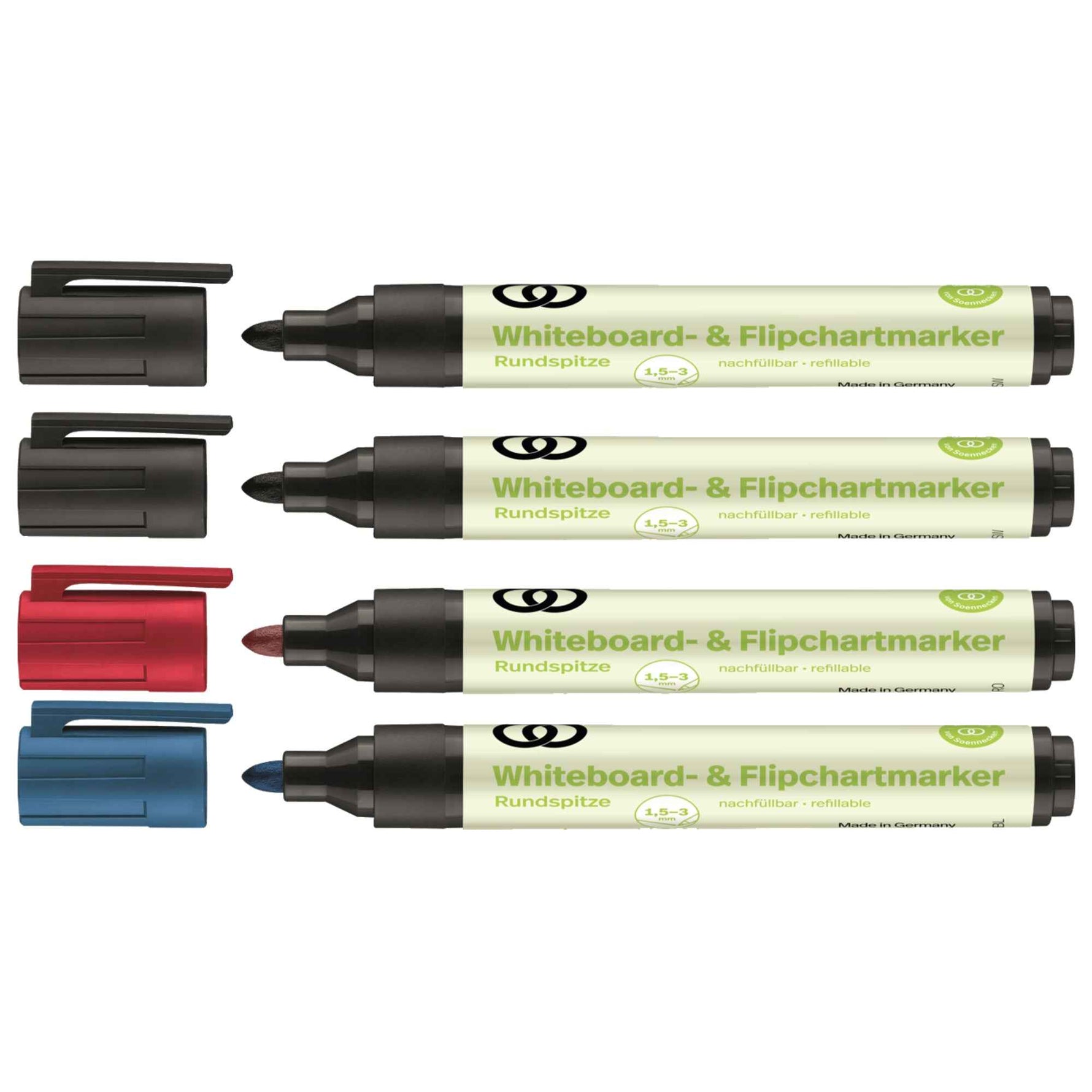 Soennecken Whiteboard-/Flipchartmarker oeco 4 St./Pack.