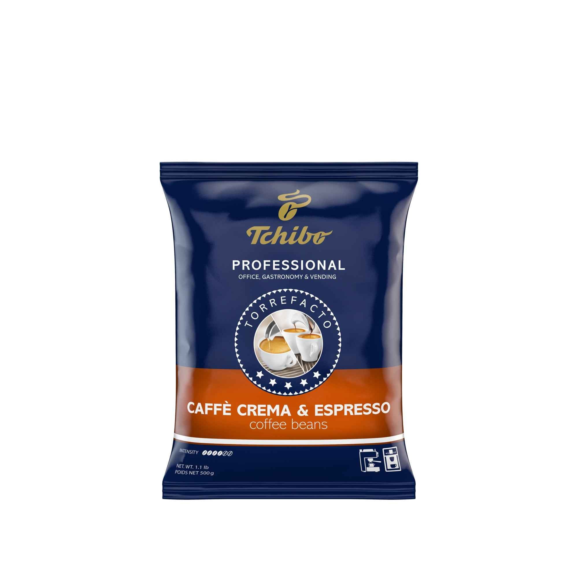 Tchibo Espresso Professional Caffè Crema & Espresso 500 g/Pack.