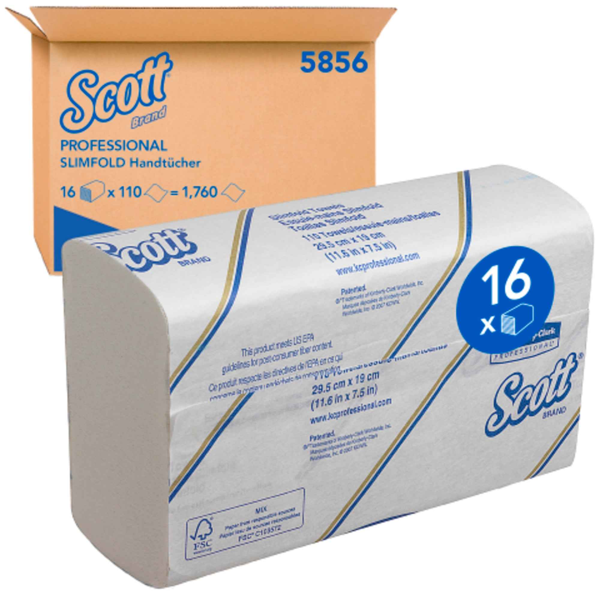 Scott® Papierhandtücher Slimfold™