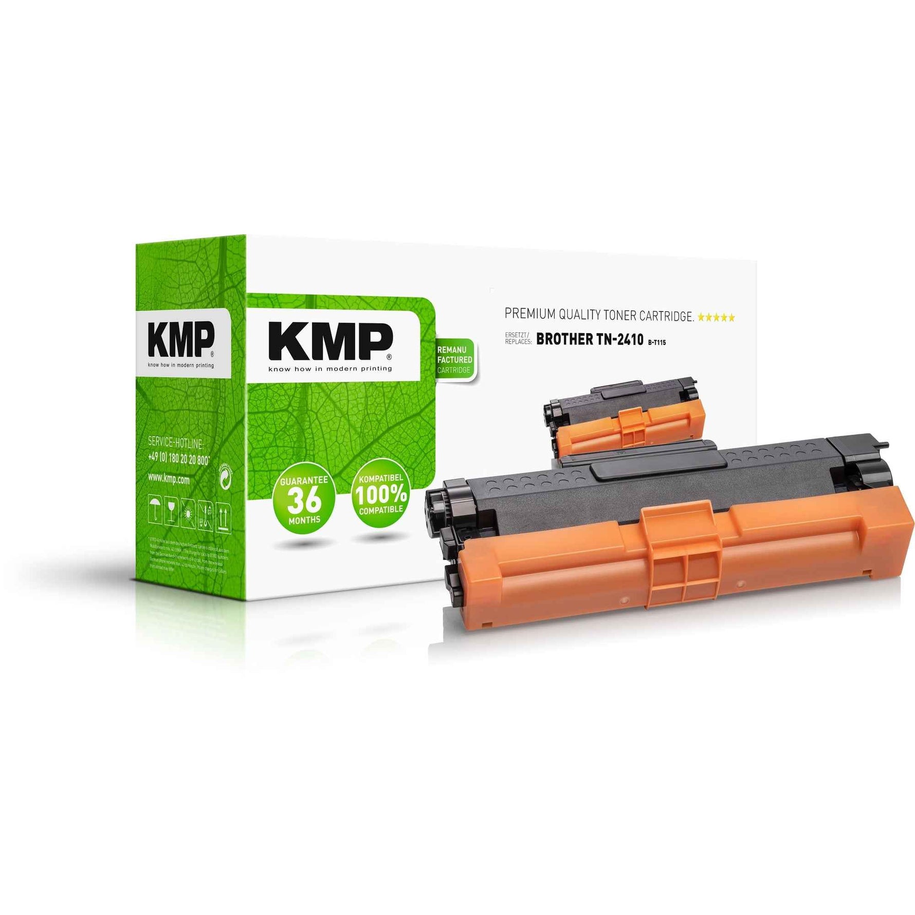 KMP Toner Kompatibel mit Brother TN-2410 schwarz