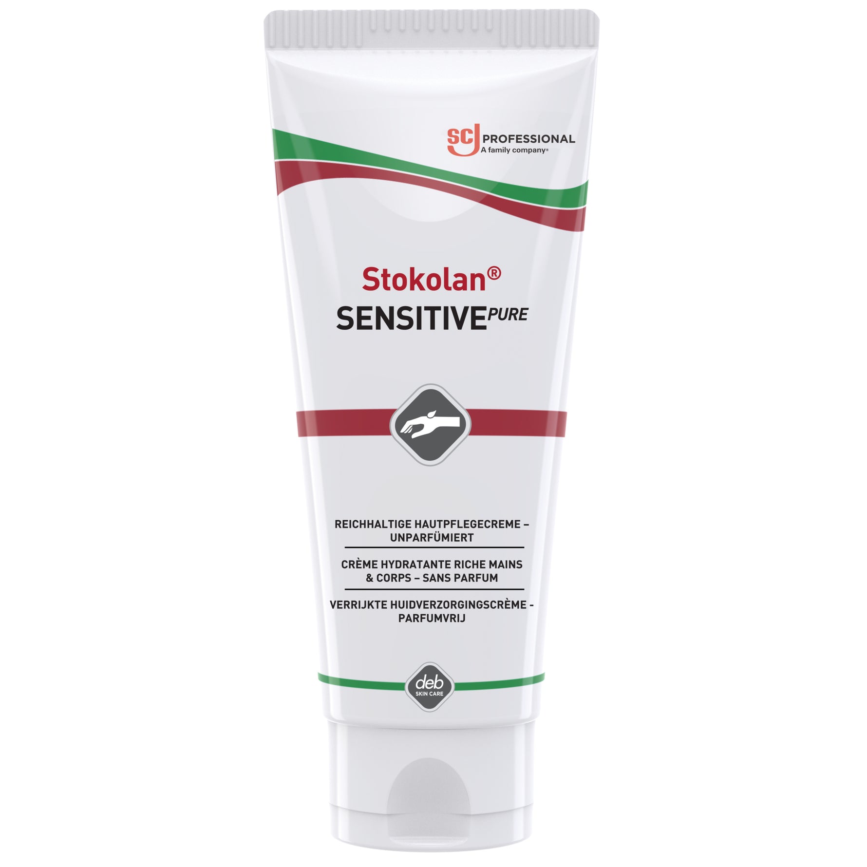 SC Johnson PROFESSIONAL Hautpflegecreme Stokolan® Sensitive PURE 0,1 l - Wiepa Bürofachpartner