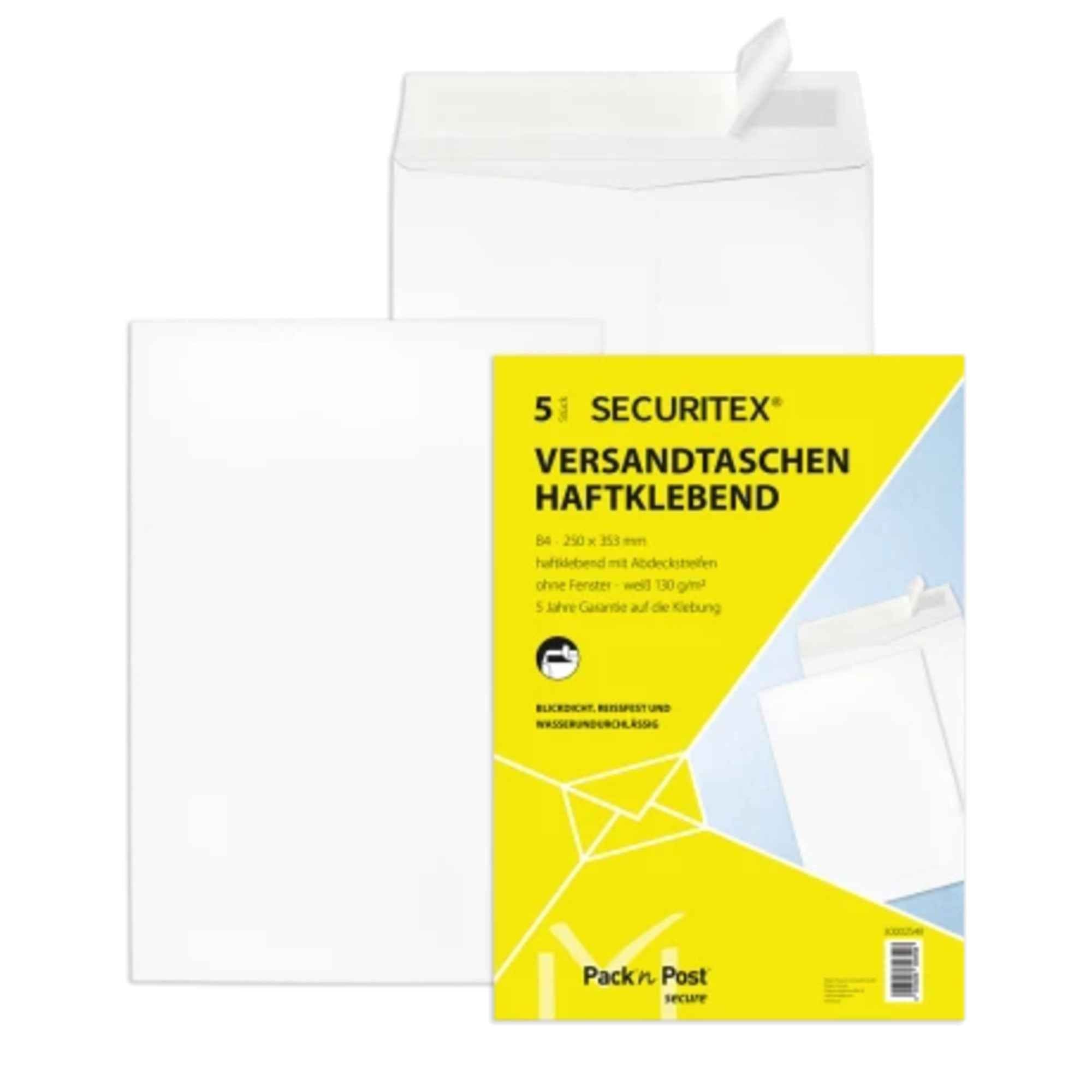 SECURITEX® Versandtasche DIN B4 ohne Fenster