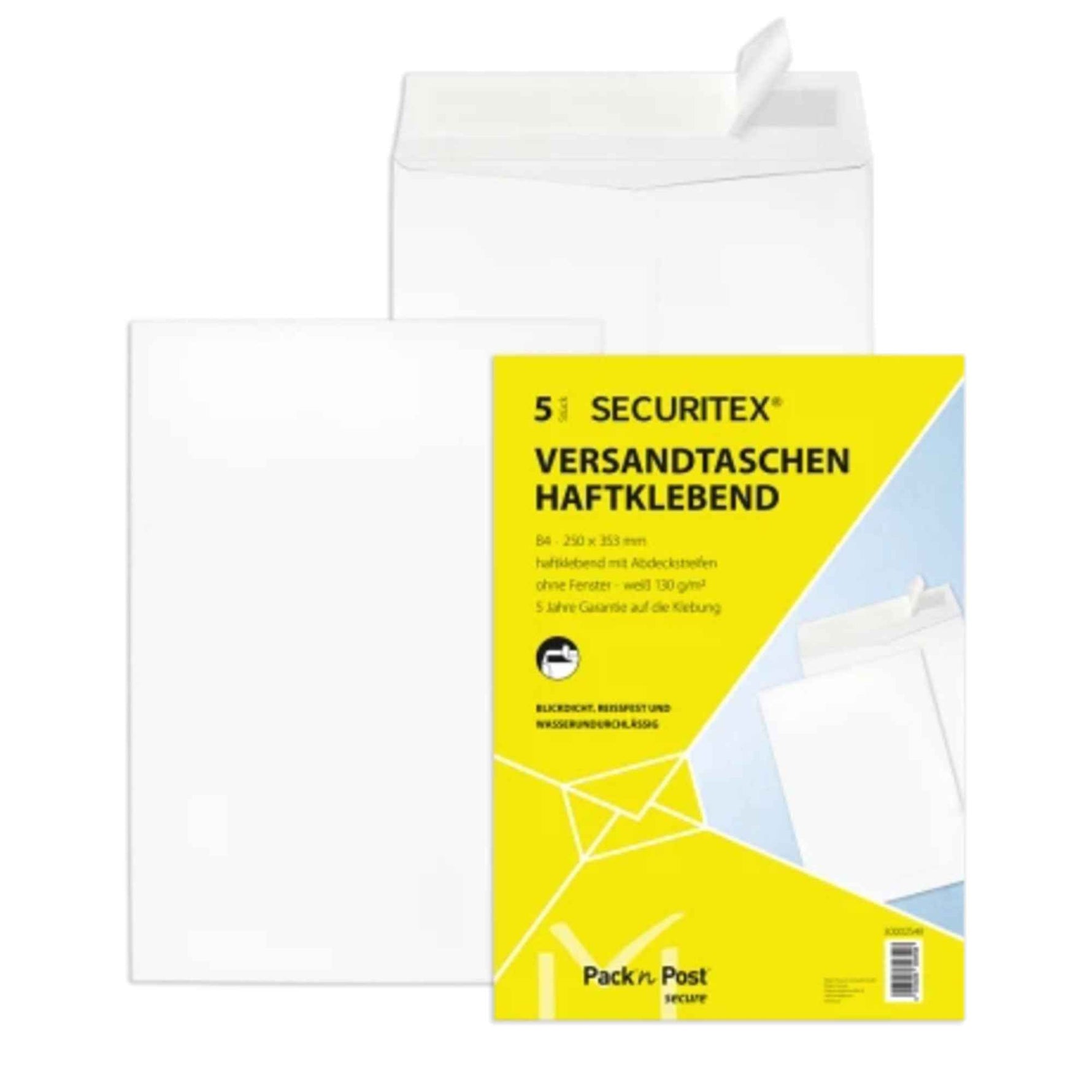 SECURITEX® Versandtasche DIN B4 ohne Fenster
