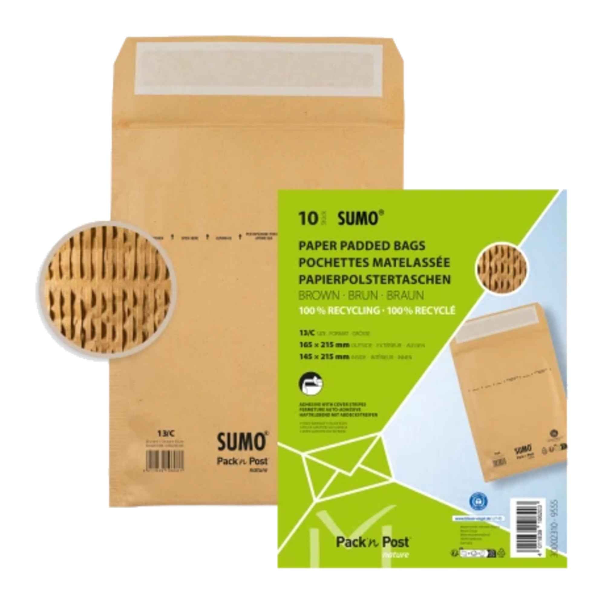 SUMO Papierpolstertasche C 10 St./Pack.