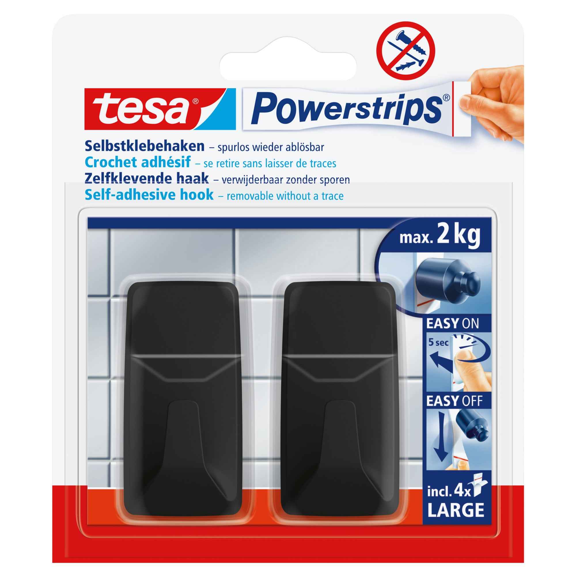 tesa® Haken Powerstrips® Large