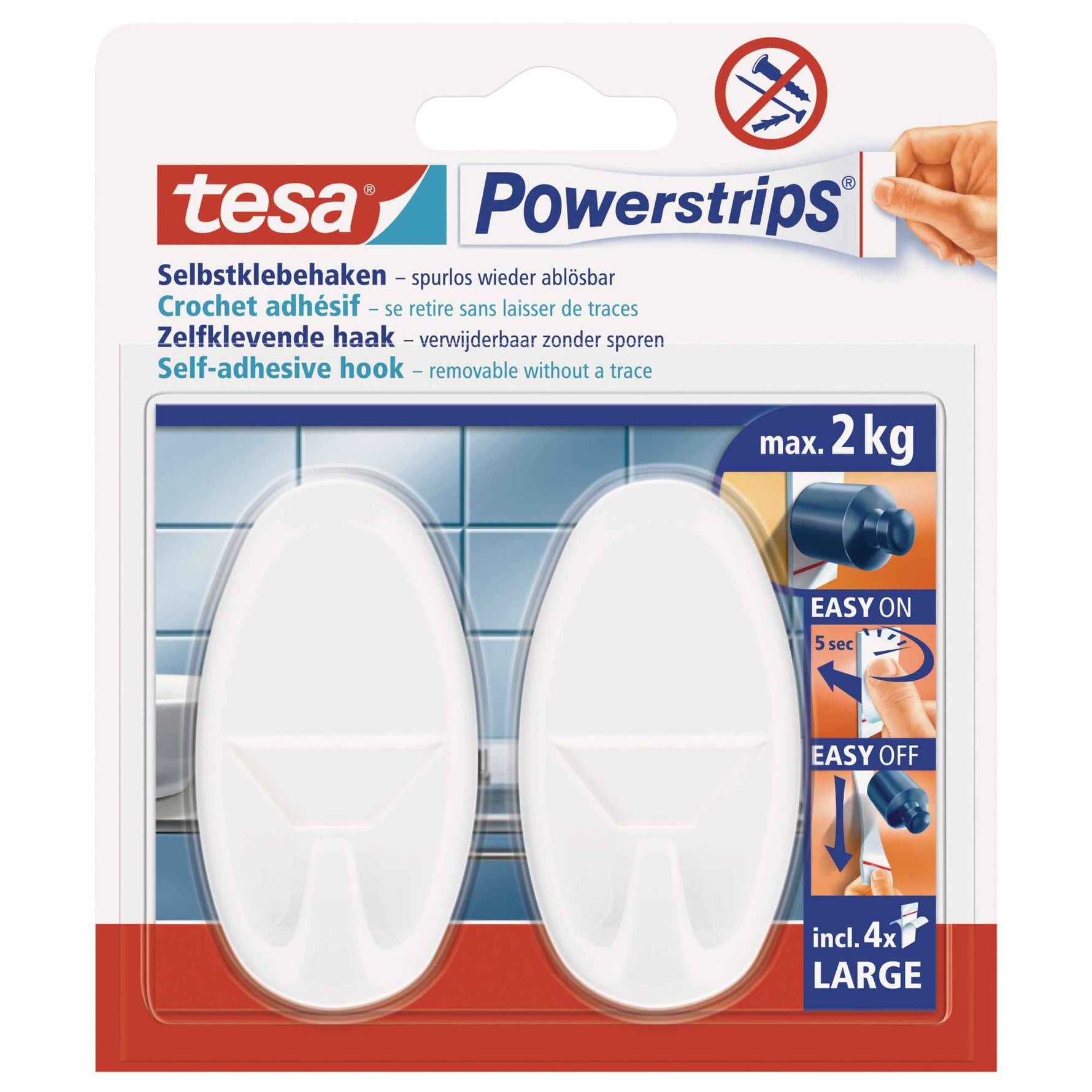 tesa® Haken Powerstrips® Large