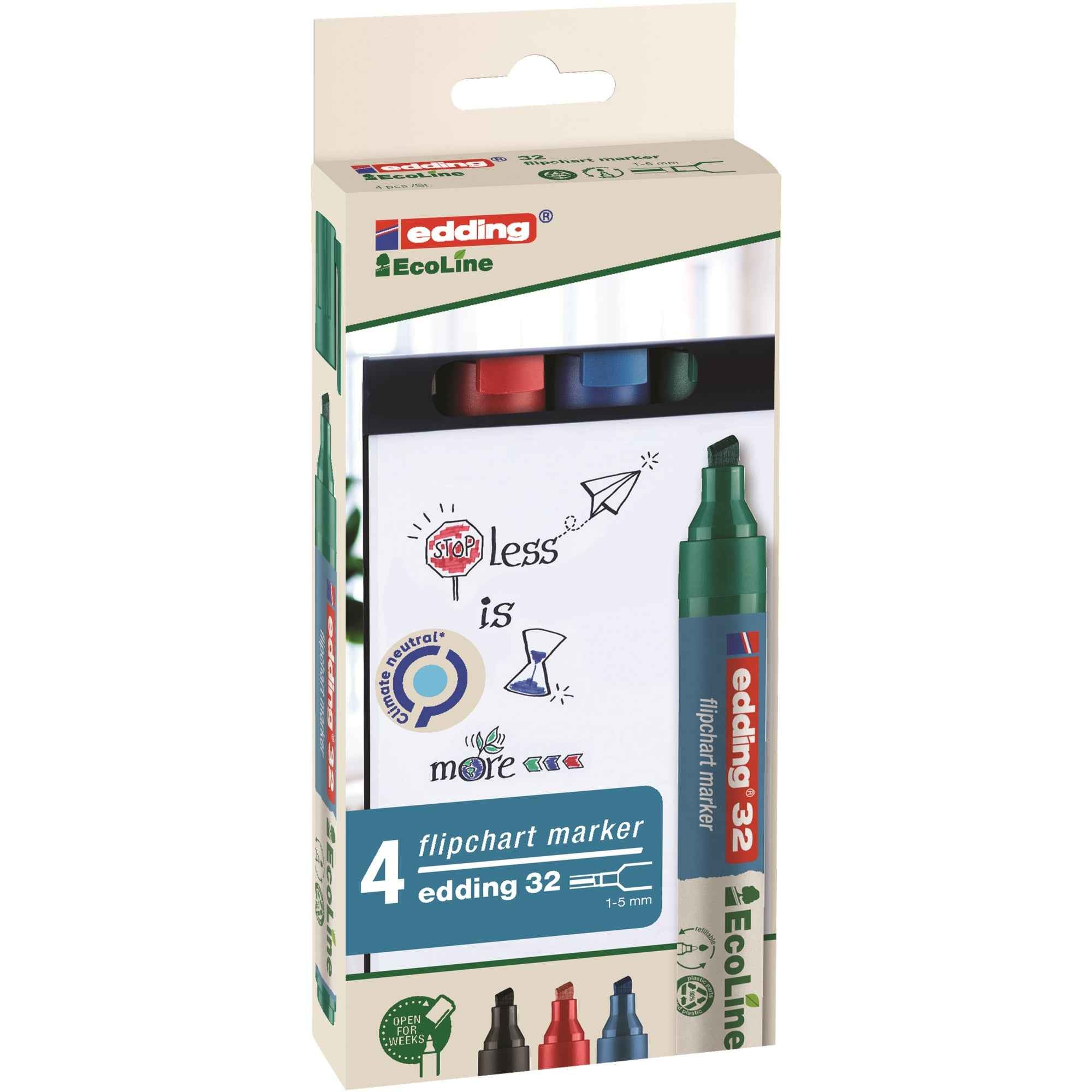 edding Flipchartmarker 32 EcoLine 4 St./Pack.