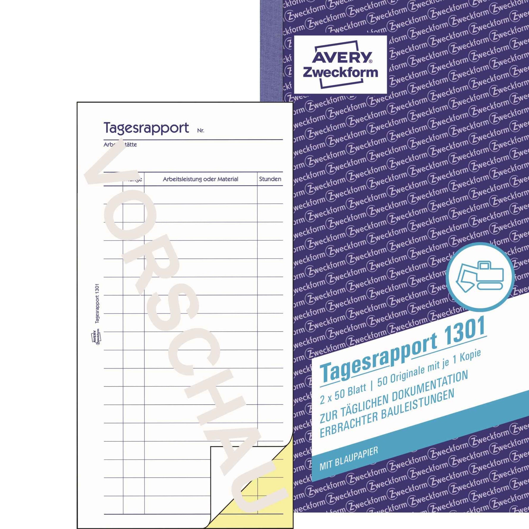 Avery Zweckform Bauformular 1301