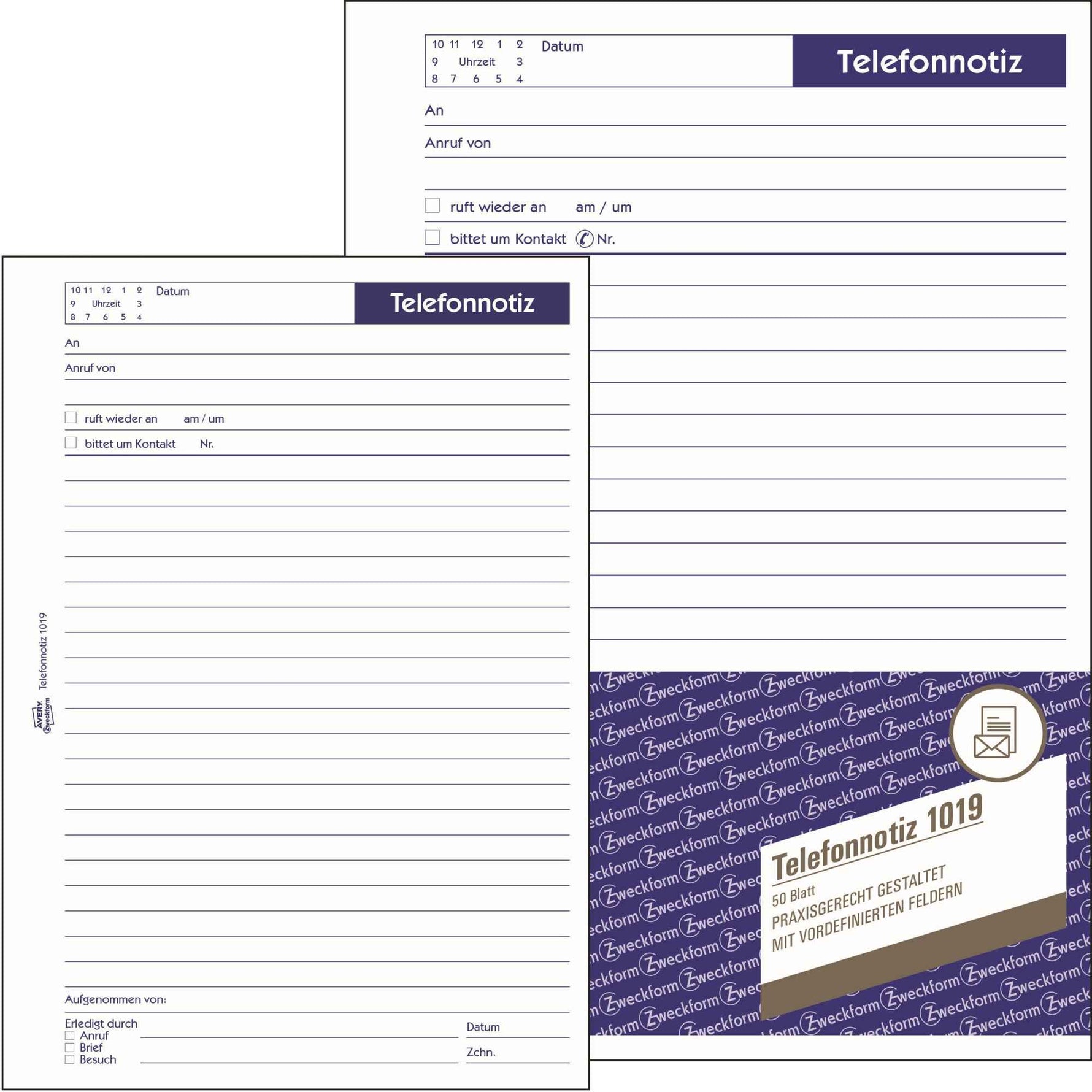 Avery Zweckform Gesprächsnotiz 1019