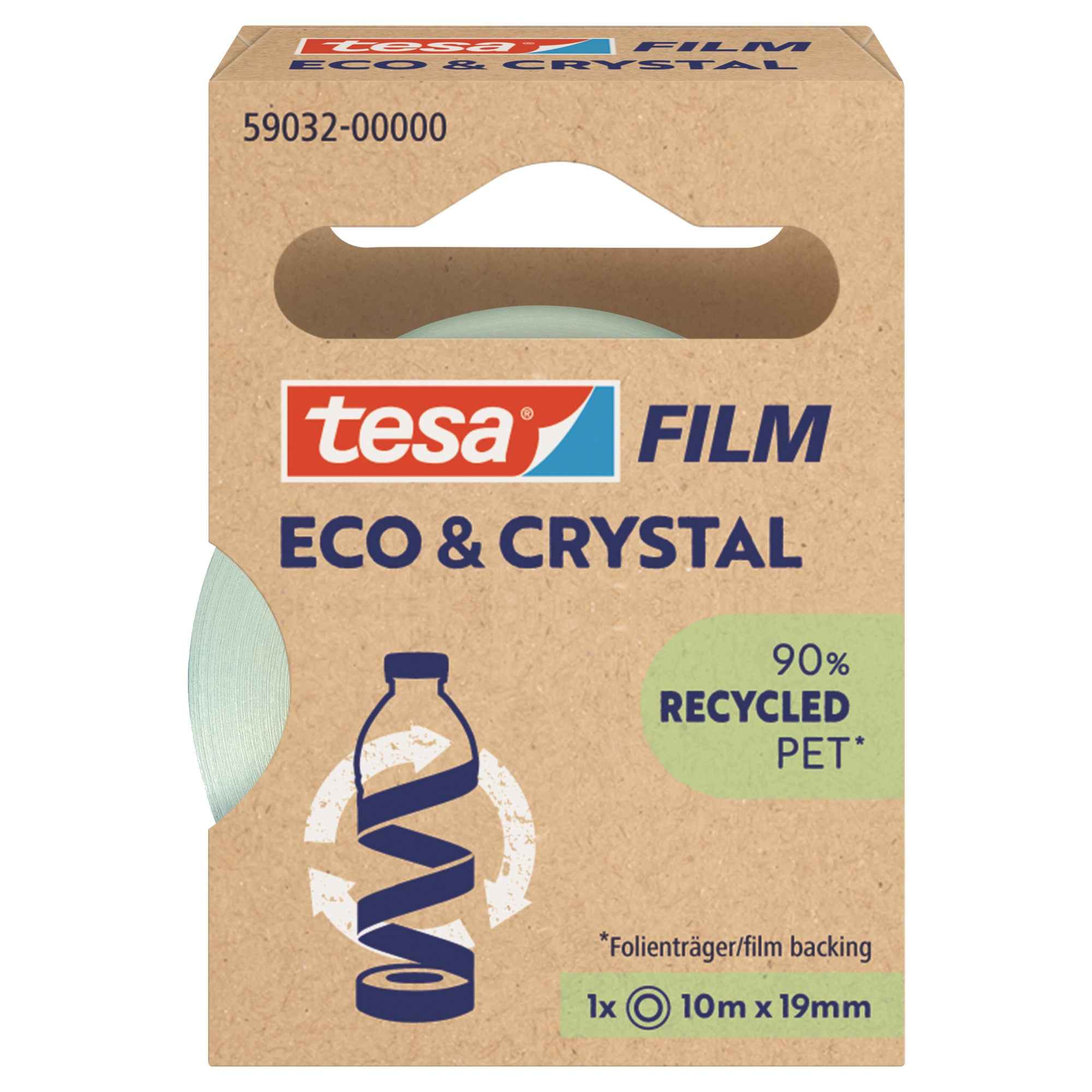 tesa® Klebefilm Eco & Crystal 19 mm x 10 m (B x L)