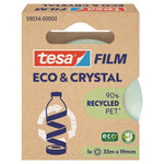 tesa® Klebefilm Eco & Crystal 19 mm x 33 m (B x L)
