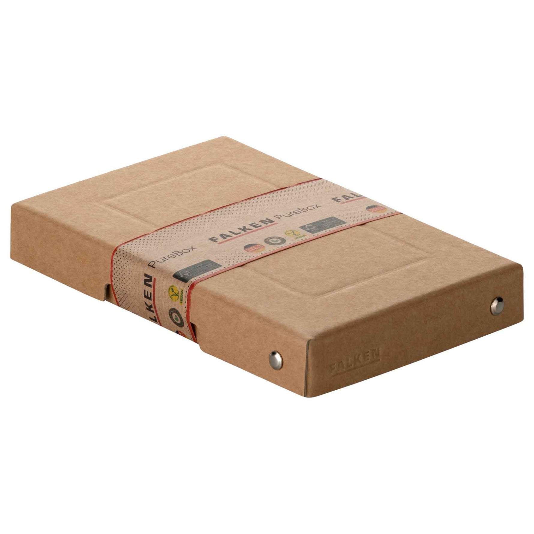 Falken Aufbewahrungsbox PureBox Nature 12 x 2,5 x 18,5 cm (B x H x T)