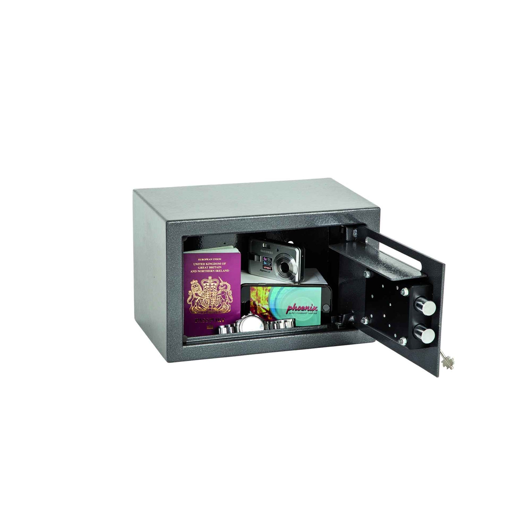 Phoenix Tresor Vela Deposit Home & Office Doppelbartschloss 10 l