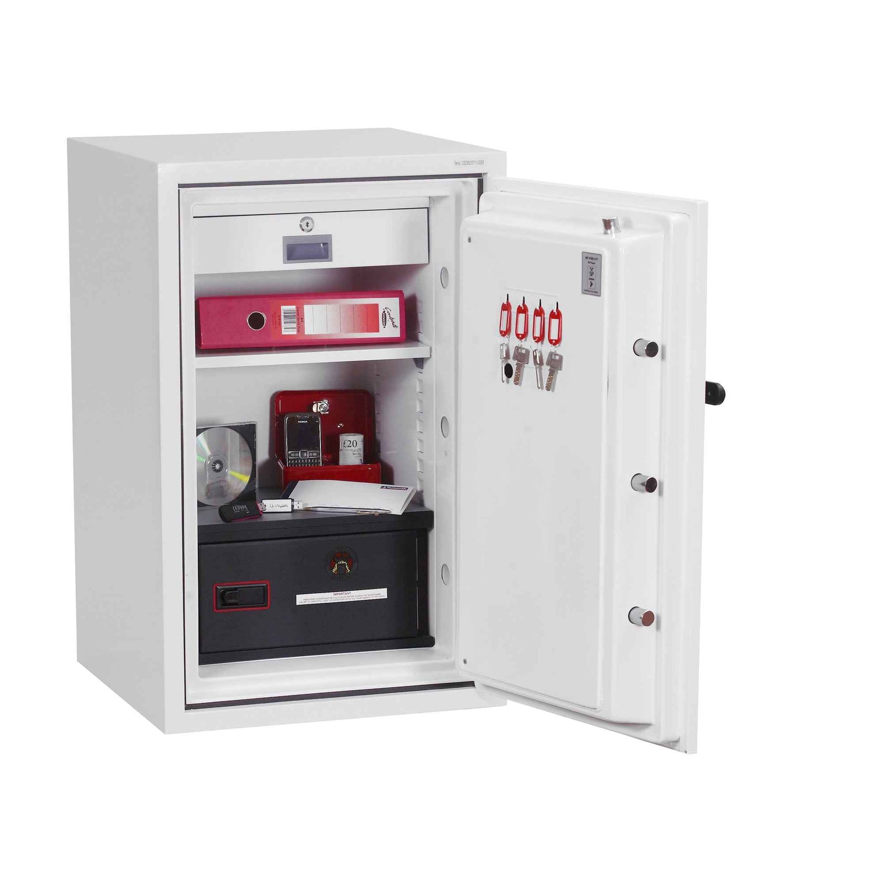 Phoenix Tresor Data Combi Schlüsselschloss 84 l