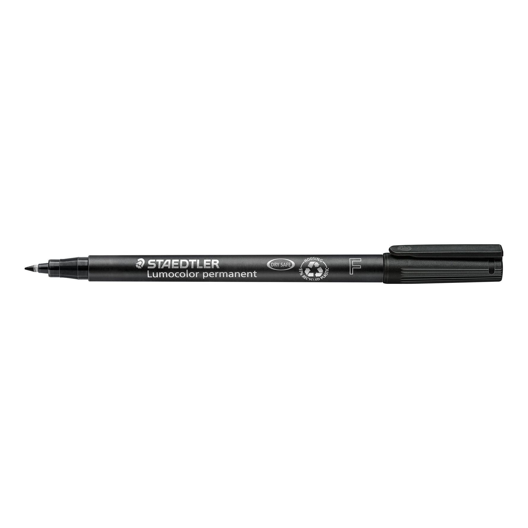 STAEDTLER Lumocolor 318 Permanent-Marker – F (0,6 mm), Schwarz - Wiepa Bürofachpartner