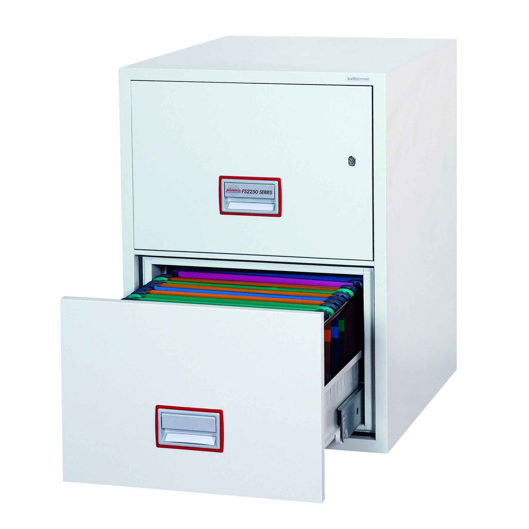 Phoenix Hängeregistraturschrank World Class Vertical Fire File Schlüsselschloss 2 Hängeregistraturen