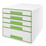 Leitz Schubladenbox WOW CUBE 5 Schubladen