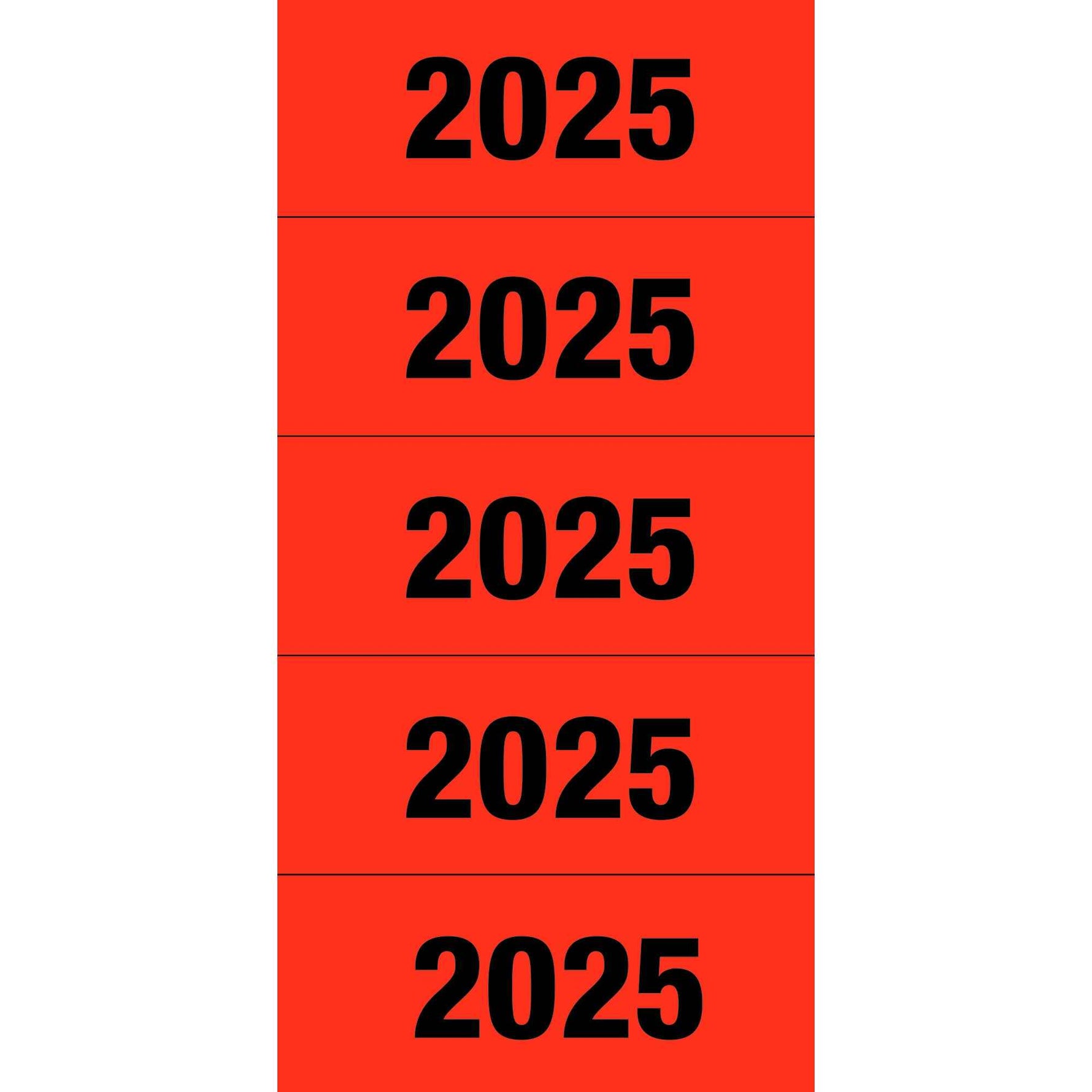 HERMA Jahresschild 2025