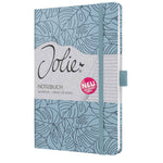 SIGEL Notizbuch Jolie liniert DIN A5 Blue Monstera