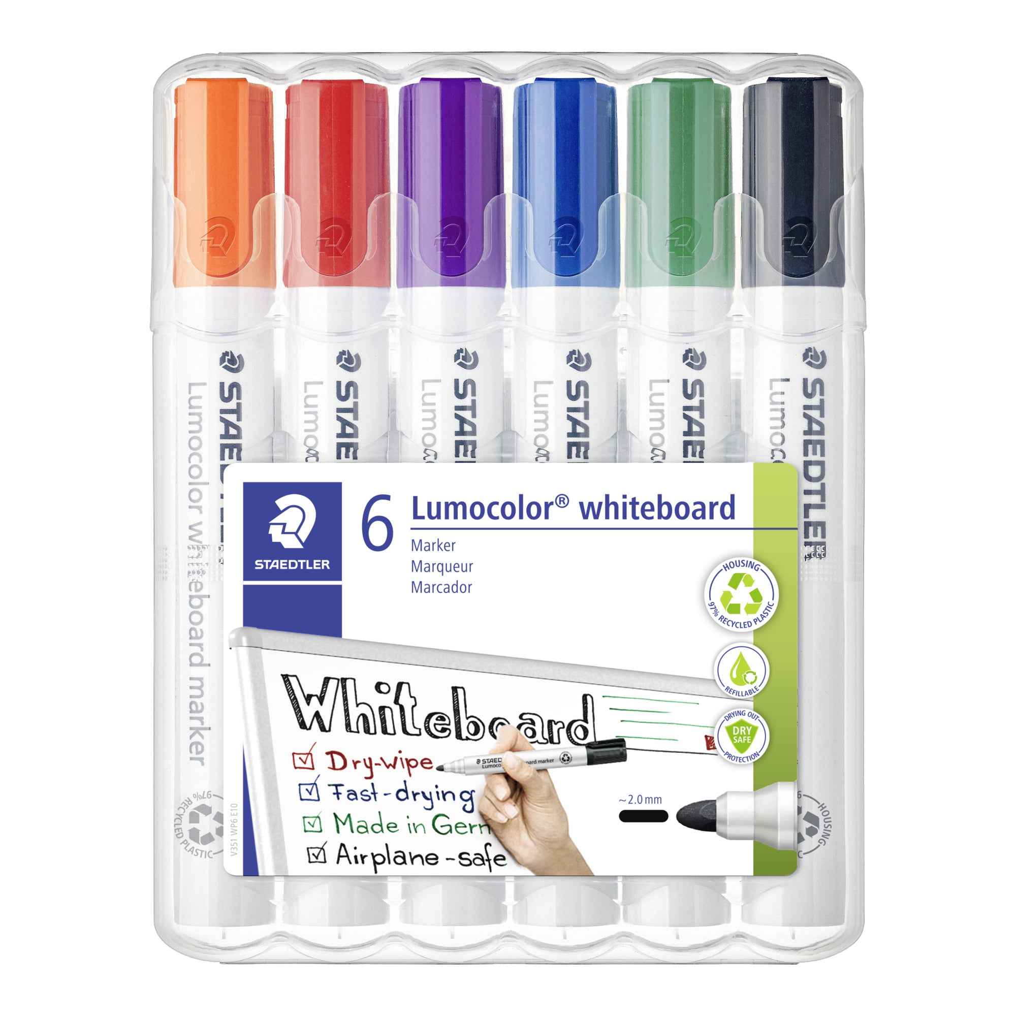 STAEDTLER® Whiteboardmarker Lumocolor® 351 6 St./Pack.