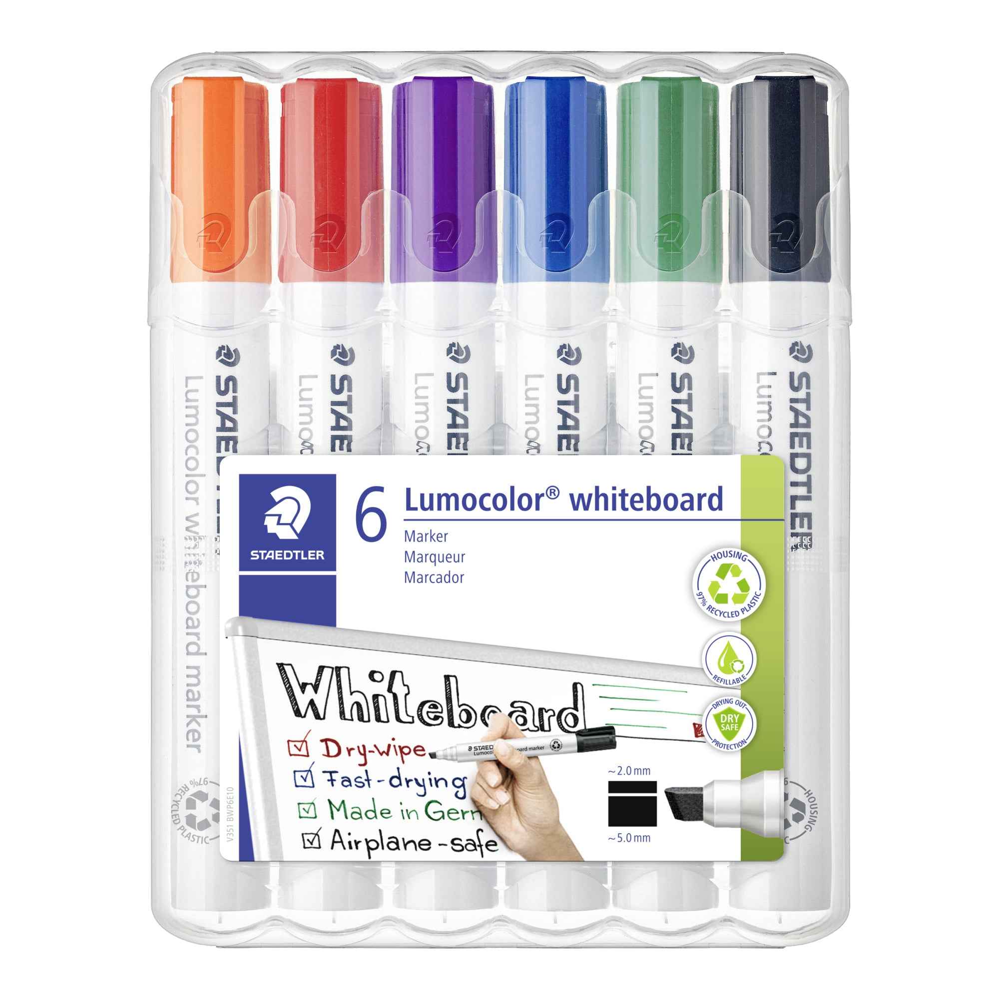 STAEDTLER® Whiteboardmarker Lumocolor® 351 B 6 St./Pack.