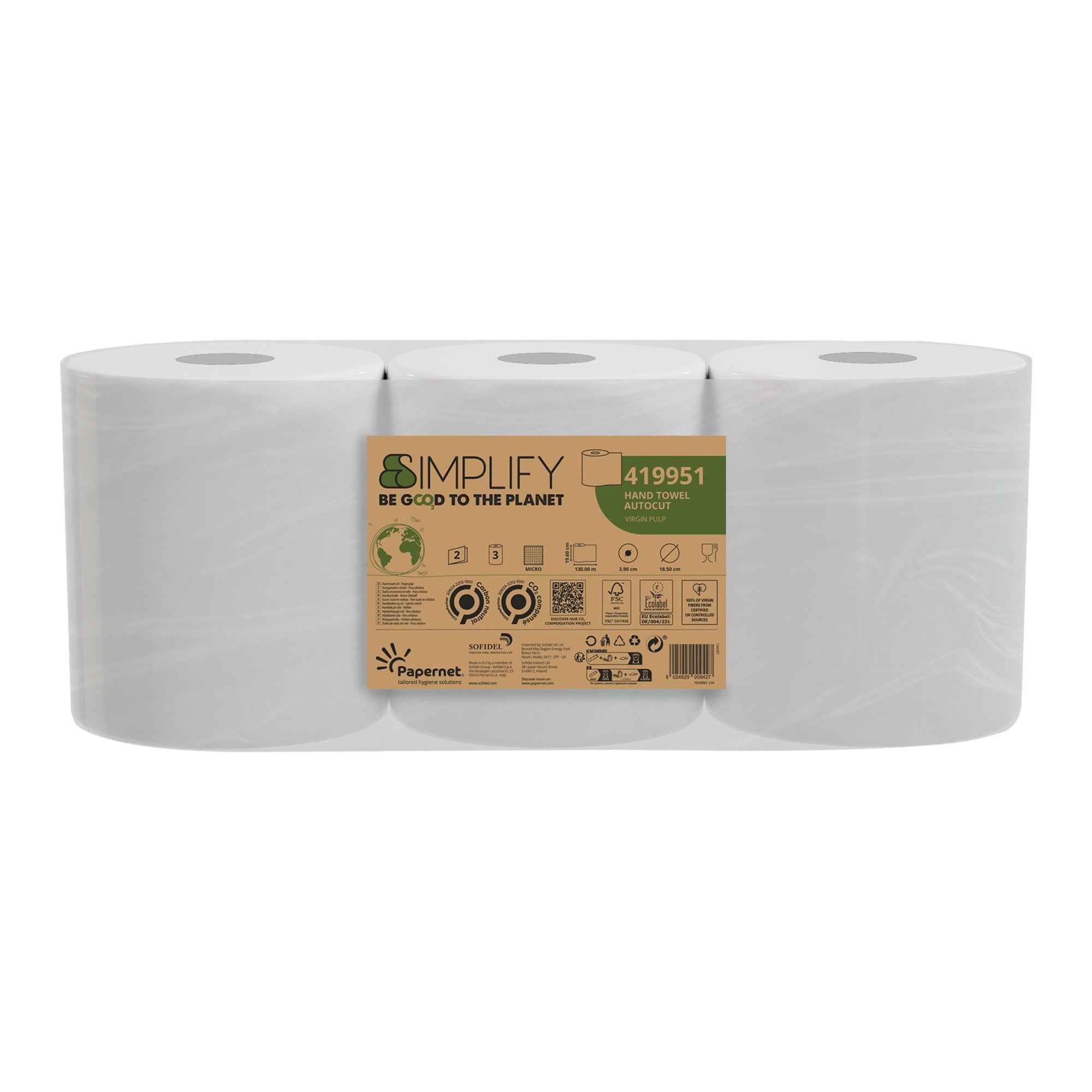Papernet Handtuchrolle Autocut Simplify