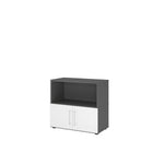 Hammerbacher Regalschrank FlexWall 2 Ordnerhöhen graphit